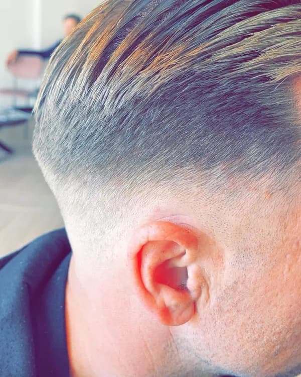 Blond getextureerd bovenwerk met fade