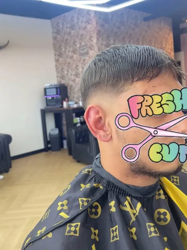 Verse fade na het knippen